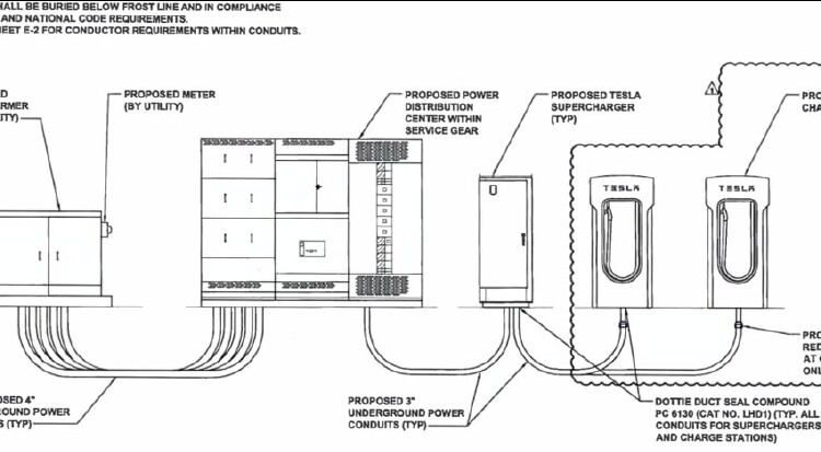 tesla battery diagram